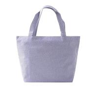 OZAOZ Cosmetic Bags for Women Small Tote Bag Handbags Purses Makeup Organizer Storage Makeup Bag Shopping Bag Multi-functional Bag, Navy blue