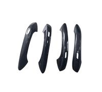 OZBADCLZ 4pcs Car Carbon Fiber Exterior Door Handle Door Handle Decorative Frame Compatible for Porsche Panamera 971 2017-UP