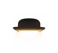 OZBMA Black Hat Shape Wall Sconce, Modern LED Outdoor Light, IP65 Waterproof Die-Cast Aluminum Exterior Lamp, Lighting Fixtures for Porch Garden Entryway Hallway Patio Apartment Threshold