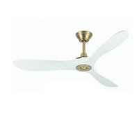 OZBMA DC Motor Ceiling Fan 52" with Remote Control - Reversible 3-Blade Oak Design Quiet Operation Ideal for Bedroom Living Room Hotel No Light Fixture Needed (Gold 42in)