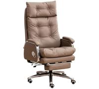 OZBMA Ergonomic, High Back Reclining Design, Comfortable Seating for Heavy Duty Use, Supports Up to 200kg/440lbs (Khaki 64 * 115)