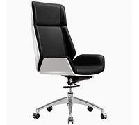 OZBMA Executive Leather Managerial Chair, 120° Adjustable Ergonomic Computer, Curved 360° PU, Comfortable Design for Office Use (F 66 * 110cm)