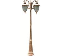 OZBMA Garden Post Light Rainproof Pillar Vintage Street Lamp European Courtyard Lantern High Pole Shared Terrace Pool Aisle Patio Balcony Lawn Gate Anti-Rust To pursue