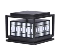 OZBMA Lawn Decoration Column Lamp, Villa Outdoor Gate E27 Stigma Lantern Fixtures, Wall Post Waterproof Decorative Lighting Pillar Light, for Community, Hotel Post, H(One Color-11in) (One Color 11in)