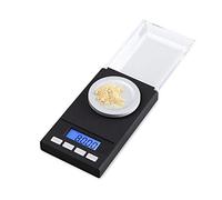 OZBME 20g 0.001g Digital Milligram Gram Scale Precision LCD Jewelry Gold Diamond Pocket Scales Lab Bench Weight Balance Accurate measurement (Size : 50g) (Onecolor 20g)