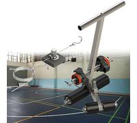 OZBME Adjustable Floor Tape Applicator for Court Lines, Hand-Pushed Line Striping Machine, Basketball Field Stencil Kit, Draw Lines & Circles (45cm) - Perfect Sports Fields Courts