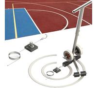 OZBME Basketball Court Marking Kit, Line Tape Machine, for Draw Straight Lines, Circles, Curves-Floor Applicator, Courts, Parking Lots, Workshops and Warning Lines