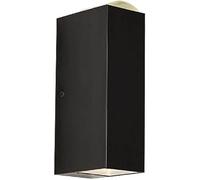 OZBME Black Wall Light Fixture Outdoor Waterproof Sconce LED Lamps 4W Modern Rectangle Hallway Lantern,Led Ceiling Pendant Lamp (Warm Light 6x12cm)