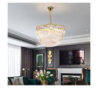 OZBME Ceiling Light, Chandeliers Post-Modern Living Room Chandelier Hong Kong-Style Light Luxury Nordic Post-Simple Glass Bedroom Elbow Chandelier(Diameter 65CM*45CM) ()