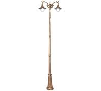 OZBME Ceiling Light, Outdoor Lamp Post Light Anti-Rust Aluminum Pillar Waterproof Street Lights Villa Garden High Pole Courtyard Lawn Trans(Height 260cm) ()