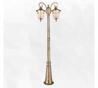 OZBME Ceiling Light, Outdoor Lamp Post Light Street Lights Waterproof High Pole European Victorian Aluminum Column Landscape Pillar(Height 200cm) ()