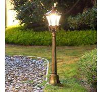 OZBME Ceiling Light, Post Light Solar Apole Led Super Bright Street Lamp Garden Villa Outdoor Waterproof Anticorrosive Lawn Column 175CM(145CM) (Brass 80CM)