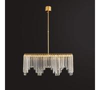 OZBME Chandelier Light, Modern Crystal Gold Luxury Ceiling Pendant Light Fixtures Style Brushed Brass Hanging Lamp for Bedroom Liv (One Color Chandelier)