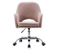 OZBME Computer Chair Gaming Northern Europe Swivel Desk with Armrest Liftable Task Home Office (Khaki Dark purple)