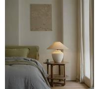 OZBME Contemporary Ceramic Table Lamp American Retro Creativity Living Room Bedroom Study Villa Hotel Homestay Decoration Desk Light (Style 48)