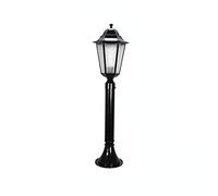 OZBME Creative 80/110Cm High Column Headlight Die-Cast Aluminum Waterproof Lamp Post American Antique Community Park Street Light Outdoor Retro Pillar Manor Orange Peel G(Bronze-80Cm) (Black 80cm)