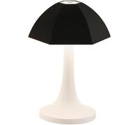 OZBME Desk lamp Creative Cozy Small Umbrella Rechargeable Touch Dimmable Light French Modern Bedroom Bedside Lamp Living Room Sofa Beside Table Coffee Shop Hotel B&B Lighting Fix (Dark A)