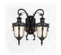 OZBME European Double Head Outdoor Wall Light Waterproof Exterior Patio Lighting,Led Ceiling Pendant Lamp (OneColor)