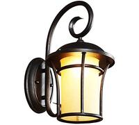 OZBME European Style Outdoor Simple Waterproof Wall Lamp, Living Room Garden Corridor Decor Attic Light, Retro Sconce Balcony Patio Entrance E27 Home Lamp