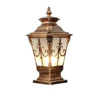 OZBME European Style Wall Pillar Lamp Waterproof Outdoor Garden Entrance Front Villa Balcony Vertical
