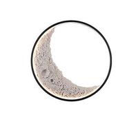 OZBME Exterior Light Creative Moon Porch Wall Lamp Romantic Atmosphere Sconces Resin Round Waterproof LED Mounted for Villa Hotel Lighting Fixture Outdoor (Si ()