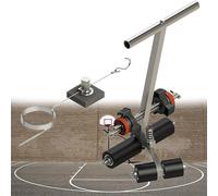OZBME Floor Tape Applicator for Basketball Courts, Line Marking Machine Tiles, Concrete & Asphalt, 45cm Court Precision Lines Circles