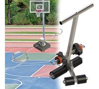 OZBME Floor Tape Applicator for Sports Courts, Basketball Line Marking Machine, Heavy-Duty Tool Asphalt & Concrete, Draw Lines Circles Easily (45cm)