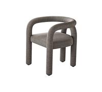 OZBME Gaming Chair Computer Cosmetic Scandinavian Living Room Furniture Leisure Reclining Dining Cashmere Sofa Armchair Makeup Stool (Color : Argento, Size 1 (F 1 code)