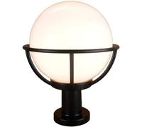 OZBME Garden Post Light Industrial Modern Column Lamp Outdoor Lights Waterproof Pillar Spherical Globe Ball for Patio Pathway Street Decor