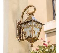 OZBME Glass Lantern Wall Sconce Light V-intage Outdoor Waterproof Lamp Outside Decoration Aluminum Metal Compatible with Corridor Villa Patio Garden,Led Ceiling Pendant