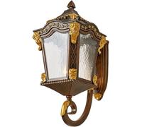 OZBME Indoor Led Ceiling Pendant, European Wall Light - Fashion Waterproof Retro Outdoor Lamp Die-cast Aluminum Glass E27 Single Head Sconce,Foyer