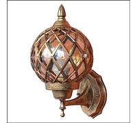 OZBME Indoor Led Ceiling Pendant, European Wall Light Retro Sconce Lamp Outdoor Waterproof Aisle Lights LED Aluminum All-Copper Transparent Glass Lighting,Foyer ()