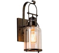 OZBME Indoor Led Ceiling Pendant, Outdoor Wall Light Wrought Iron Waterproof Bracket Modern Lamp Garden Lighting Lantern LED Mount Sconce,Foyer