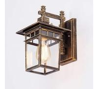 OZBME Indoor Led Ceiling Pendant, Wall Light Apanese Chinese Minimalist Outdoor Lamp Waterproof Square Sconce Staircase Door Aisle Balcony Garden Brown Courtyard,Foyer (Bronze)