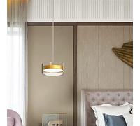 OZBME Internal Wall Lights Modern Nordic Post Round Glass Pendant Light 12W Ceiling Hanging Lamp Art Restaurant Bar Hotel Bedroom Bedside LED Suspension Better Life Interesting Warm as ever