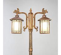 OZBME Lamp Post Lights Outdoor, 3-Light Outdoor Light Waterproof Lighting Street Anti-Rust Aluminum High Pole Garden Villa Community Decorative Road Lawn To ()