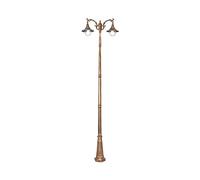 OZBME Lamp Post Lights Outdoor, Outdoor Light Anti-Rust Aluminum Pillar Waterproof Street Villa Garden High Pole Courtyard Lawn Transparent Glass Landscape Column Lig ()