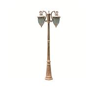 OZBME Lamp Post Lights Outdoor, Outdoor Light European Retro Street Aluminum High Pole Waterproof Pillar Villa Garden Lawn Courtyard Grassland Landscape Decoration Column Li ()