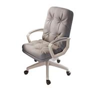 OZBME Lazy Sofa Gaming Chair for Bedroom Office Adjustable Swivel Study Computer with Wheels Comfortable Recliner Arm (Light Gray 62x62x(100)