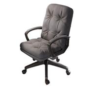 OZBME Lazy Sofa Gaming Chair for Bedroom Office Adjustable Swivel Study Computer with Wheels Comfortable Recliner Arm (Black 62x62x(100)