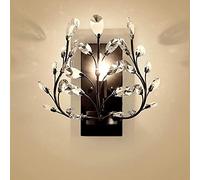 OZBME Led Ceiling Pendant, Lamp Post Lights Outdoor,Table Lamps Wall Sconce Light Bracket American Nation Single Head - Style Bedroom Living Room Victorian Retro Wrought Iron Candle Crystal,