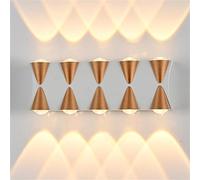 OZBME LED Up Down Indoor Wall Lights, Modern Hardwired Sconce Spotlight Fixtures, Lamps & Sconces for and Outdoor Decorative Lighting Applications(10Lights) (10Lights) ()