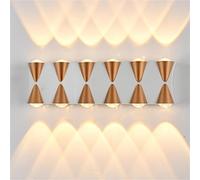 OZBME LED Up Down Indoor Wall Lights, Modern Hardwired Sconce Spotlight Fixtures, Lamps & Sconces for and Outdoor Decorative Lighting Applications(10Lights) (10Lights) ()