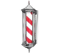 OZBME Light LED Barber Pole,Waterproof Shop Barbers Pole Rotating Wall Lights Hair Salon Logo Sign Outdoor Lamp Decor (Color : C, Size 68CM) (B 80CM)