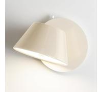 OZBME Light Mid Century White Bedside Reading Wall Sconce Modern Minimalist Black Bedroom Adjustable Nordic Simple Metal Hallway Interior Lighting for Passageway Living Room (White A)