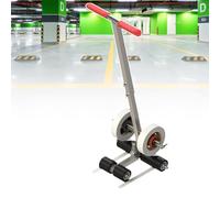 OZBME ?Manual Court Line Tape Machine, Hand Pushed Floor Applicator Playing Field Striping Machines Width 3-15 Cm Adjustable, Can Draw The Iines and Circles You Want,A (A)