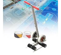 OZBME Manual Parking Lot Striping Machine, Floor Tape Applicator Painters Applicator, Masking Court Line for Outdoor Court,Set (A)