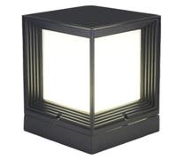 OZBME Minimalist E27 Garden Column Lamp, Wall Head Walled Post Lamps, Waterproof Railing Gate Stigma Lantern, Villa Outdoor Landscape Pillar Light Fixtures(A) (A)