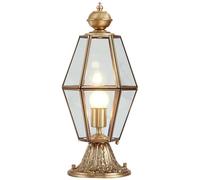 OZBME Outdoor Post Light Fixture Modern Waterproof Patio Pillar Lights IP54 for Fence, Patio, Path, Yard, Walkway, Lawn, Garden Decoration Lamp Column, a (A 20 * 45cm)