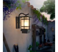 OZBME Outdoor Retro Wall Light Sconces Classical LED Lamp Waterproof Home Decorative for Porch Courtyard (Style A) (Style E)